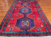 Vintage Hamedan Hand-Knotted Persian Wool Rug